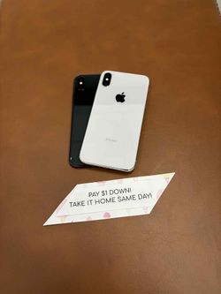 Apple iPhone X - Pay $5 DOWN AVAILABLE - NO CREDIT NEEDED