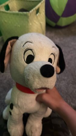 Cute dog plush