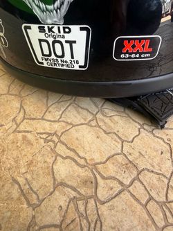 Skid DOT Certified Motorcycle Helmet XXL