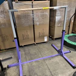 New Adjustable Horizontal Gymnastics Bar Exercise Kip Bar