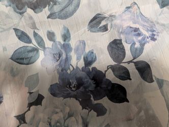 Dress. Floral With Flounce Layered Bottom.