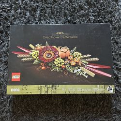 LEGO Icons Dried Flower Centerpiece Building Set - Artificial Flowers for Dinner Table Centerpieces, Adults Ages 18+ - Unique Birthday or Anniversary 