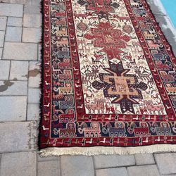 Hand Made Rug, Made In Middle East 54”X12’