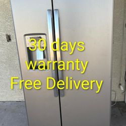 Whirlpool Side By Side Refrigerator(size 36" W 69" H