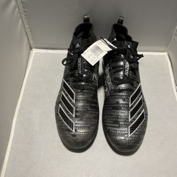 Brand New Adidas Adizero 8.0 Black Silver Metallic Size 12