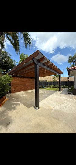 Wood pergolas