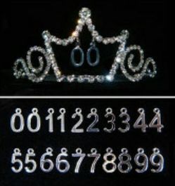 Rhinestone birthday or anniversary tiara