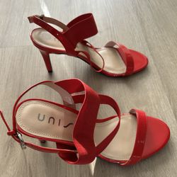 New: Red High Heel Sandals 