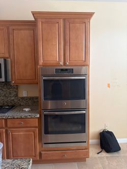 GE 30" Built-In Double Electric Wall Oven, Stainless, Working
