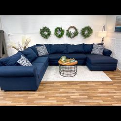 Blue Sectional 