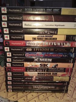 PS2 Games 5$ Each