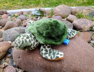 Spotted Sea Turtle 10" Newport Adventure Aquarium Plush Stuffed Animal Toy EUC