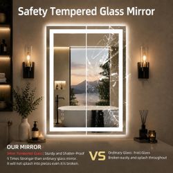 LED Bathroom Mirror with Lights