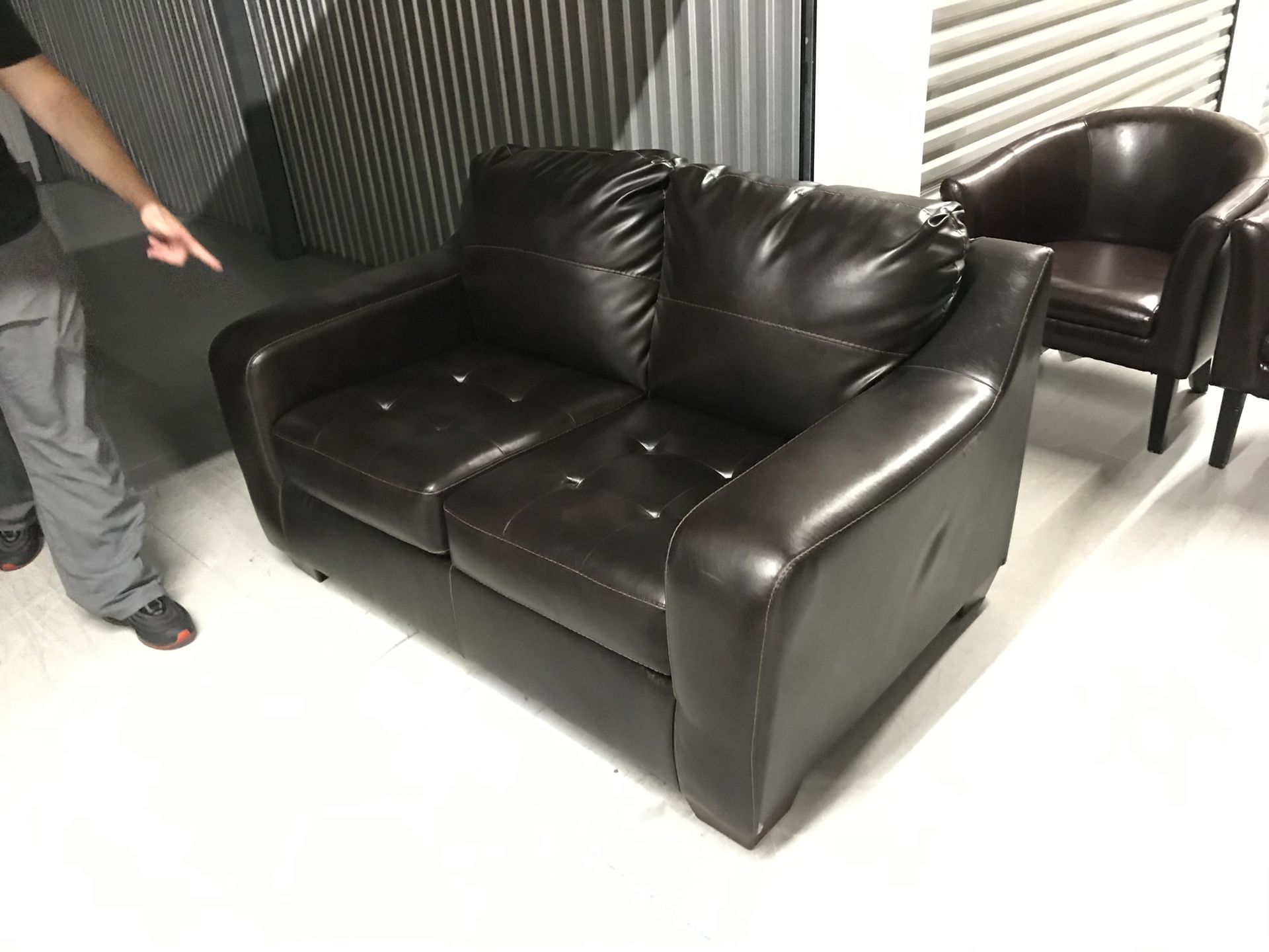 Black couch set