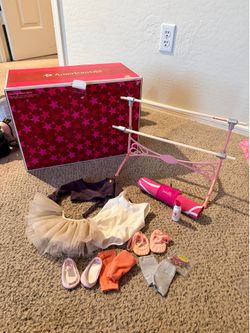 America Girl Isabelle’s dance barre and outfits