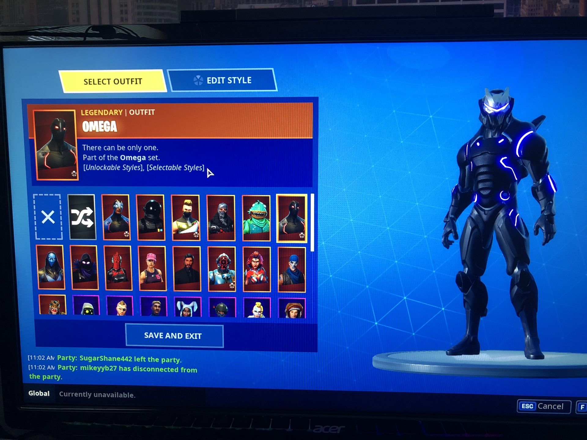 FORTNITE ACCOUNT PC(ACCOUNT LEVEL 250)(150+ WINS)(LIMITED EDITION STW)($600+ VALUE)
