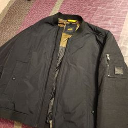 Hugo BOSS Orange Tag Bomber Jacket Mens NEW 