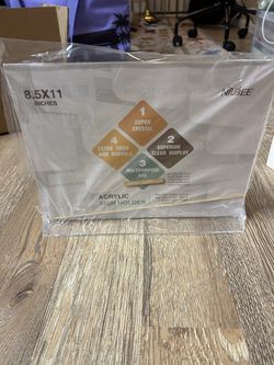 8.5 x 11 acrylic sign holder
