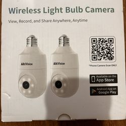 Wireless Light Bulb Camera