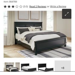 Ashley King Bed Frame USED $250