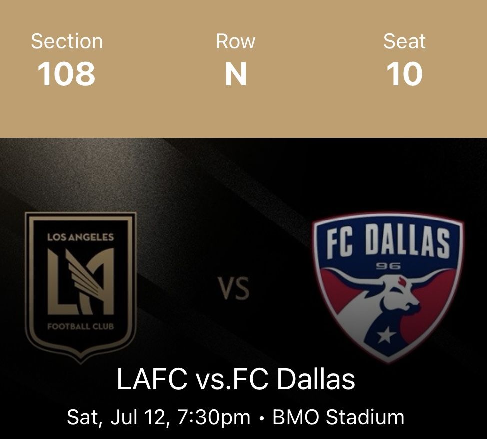 LAFC VS DALLAS