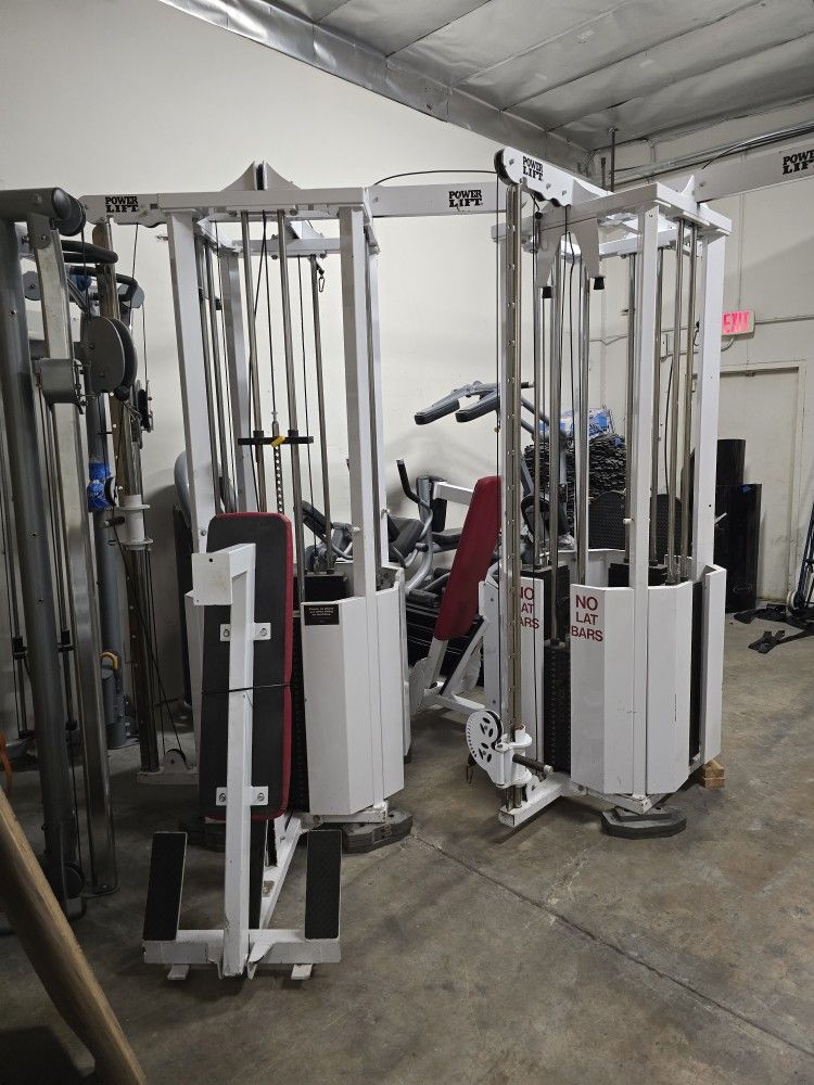 Powerlift 4 stack jungle gym exercise fitness commercial gym equipment