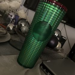 RARE STARBUCKS watermelon Cold Cup Tumbler 