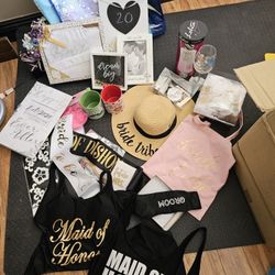 Bride / Groom Wedding Bridal Shower Bachelorette Gifts Decor