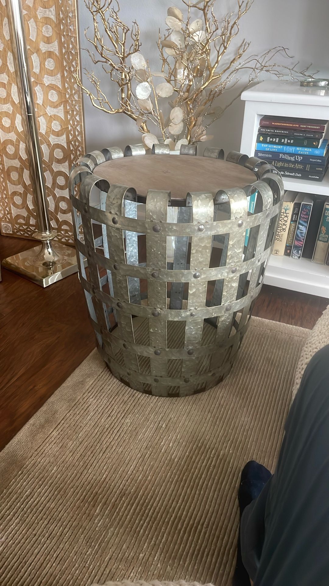 Industrial Style Side Table
