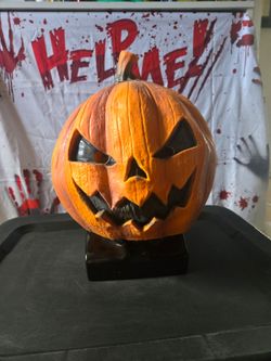 Halloween Jack-O-Lantern Pumpkin Head Mask