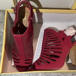 Burgundy Heels