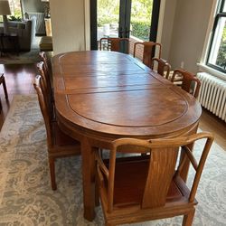 Rosewood Dining Room Set & 2 Buffets