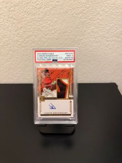 2024 Carson Whisenhunt Panini Impeccable Elegance Patch Auto RC /10