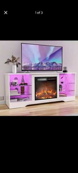 Entertainment System With Fireplace Setups 