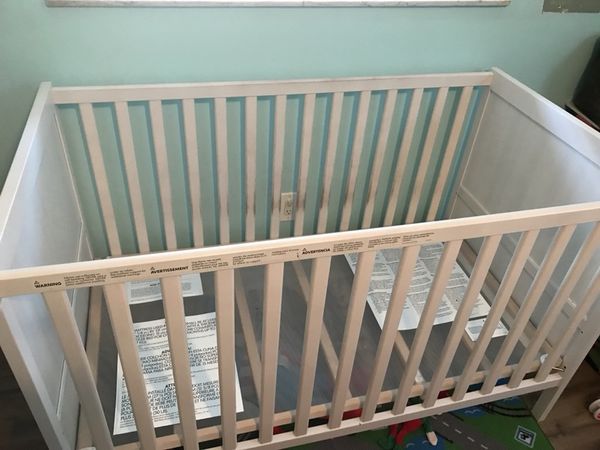 Ikea Sundvik Crib White For Sale In Palm Harbor Fl Offerup