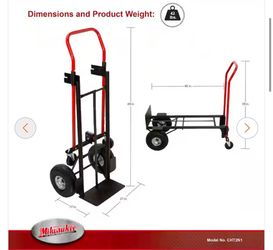 Milwaukee 2-in-1 Convertible Hand Truck