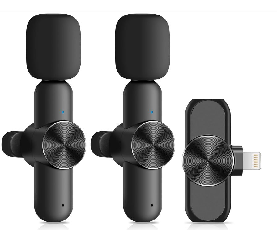 New 2-in-1 Wireless Lavalier Microphone