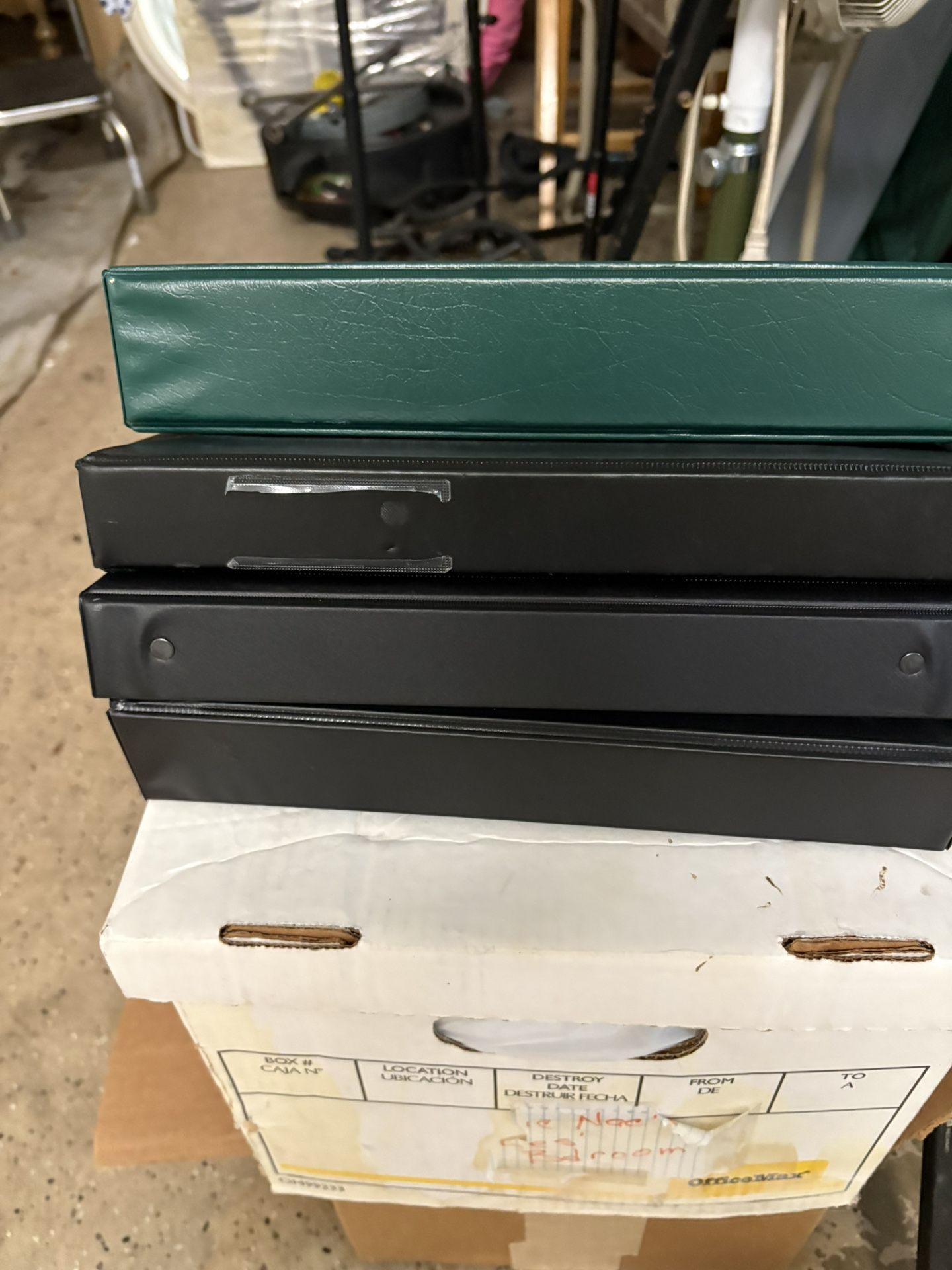 4 Slightly Used Plastic Notebooks