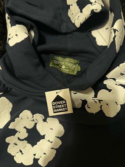 Dark blue denim tears hoodie