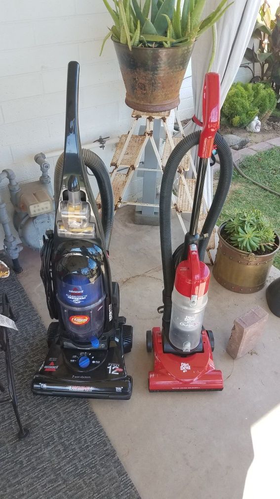 Vacuums Bissell and Dirt Devil