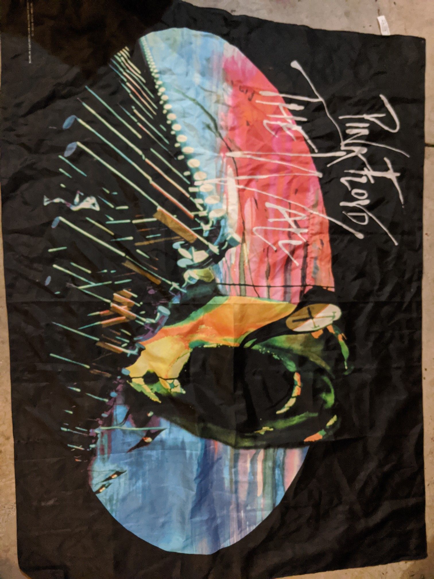 Tapestries: Pink Floyd, Grateful Dead, USA Flag, and Miami Marlins