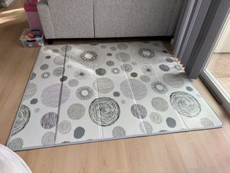 Extra Large Baby Play Mat 79x71, Foldable, Waterproof, Safe & Thick Playmats for Babies and Toddlers, Indoor & Outdoor Use 