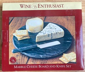 Marble Cheese Board and Knife Set