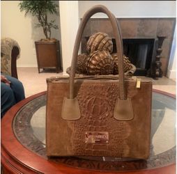 Beautiful Suede Brown Valentino Milano Tote