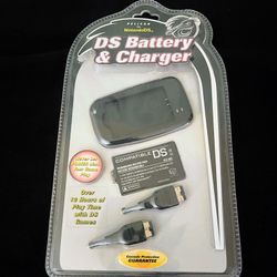 Nintendo DS ds battery and battery charger and ds plug New