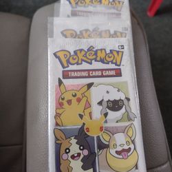 General Mills2021 Promo Anniversary Pokemon Three 3 Card Packs.  You Are Guaranteed A Holo Pikachu Card $5 Per Pack 3 Left. Cash Porch Pickup Redmond 
