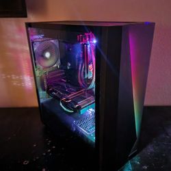 Custom RGB I7 Watercooled Gaming Streaming PC 