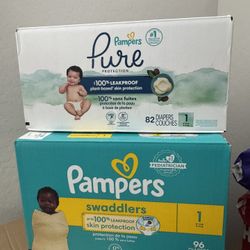 Pampers Diapers Size 1 