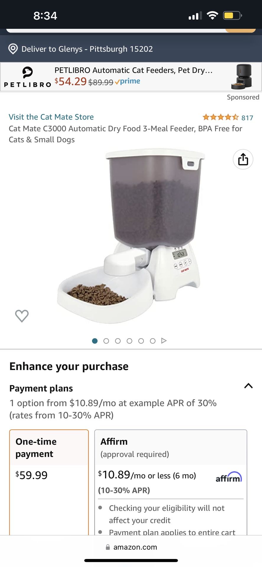 Auto Cat Feeder & Waterer