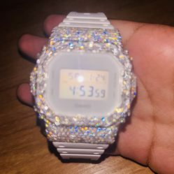 Iced out Casio G-Shock 